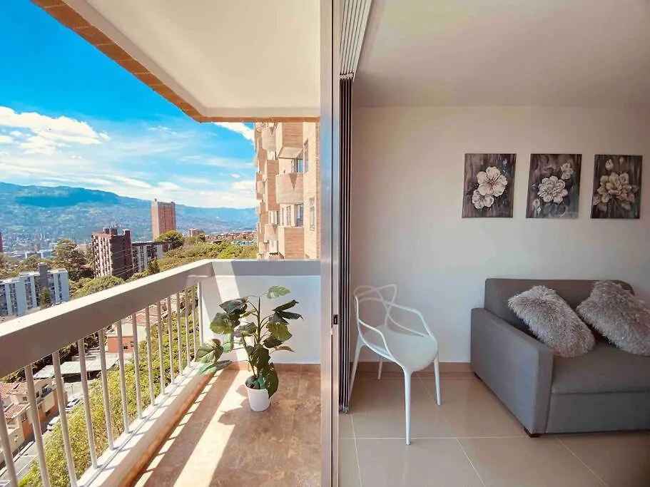 麦德林Poblado, Aire Acondicionado, Piscina, Vista, Gym公寓 公寓 麦德林